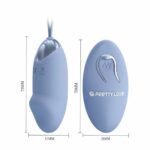 Vibro-oeuf din silicon cu telecomandă, 12 funcții, Julia Dream chaser 2 „Pretty Love” - imagine 3