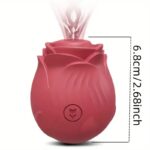 Stimulatorul fără contact Happy Meeting Rose Massager USB cu 10 funcții „Boss Series” - imagine 5