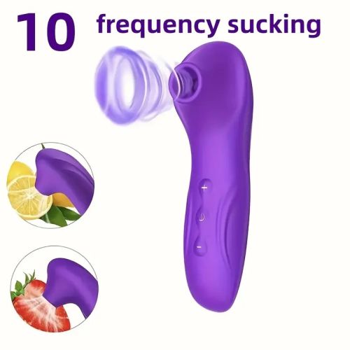 Вакуумный стимулятор клитора Air Stimulator Sucking vibrations USB 10 функций Purple Вакуумный стимулятор клитора Air Stimulator Sucking vibrations USB 10 функций Purple — изображение 1