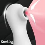 Вакуумный стимулятор клитора Air Stimulator Sucking vibrations USB 10 функций Red — изображение 2