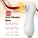 Вакуумный стимулятор клитора Air Stimulator Sucking vibrations USB 10 функций Red — изображение 4