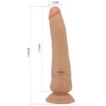 Falloimitator cu textură realistă și mișcări flexibile Sliding Skin Tiemeyer 9.8″ “Pretty Love” - imagine 4