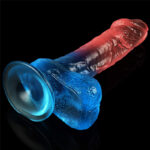 Фаллоимитатор 7,5" Dazzle Studs Crystal Dildo "LoveToy" — изображение 9