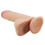 Фаллоимитатор гибкий телесный с подвижной текстурой Sliding Skin 8,1" Flesh "Baile" — изображение 7