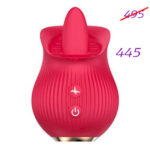 Клиторальный мини-вибратор с язычком Petal Bliss USB 12 функций