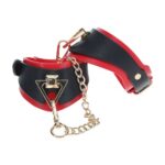 Наручники-манжеты Milan Collection Handcuffs Black/Red Ouch! "Shots"