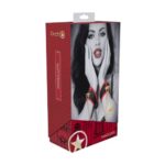 Наручники-манжеты Milan Collection Handcuffs Black/Red Ouch! "Shots" — изображение 2