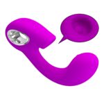Vibromasajer pentru punctul G și cu pulsație pentru clitoris Sibel “Pretty Love” - imagine 6
