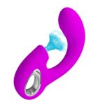 Vibromasajer pentru punctul G și cu pulsație pentru clitoris Sibel “Pretty Love” - imagine 5