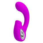 Vibromasajer pentru punctul G și cu pulsație pentru clitoris Sibel “Pretty Love” - imagine 9