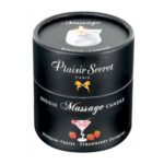 Массажная свеча c ароматом коктейля Strawberry Daiquiri massage candle "Plaisir Secret" 80 мл — изображение 2