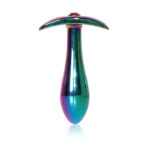 Dop anal din metal Jewellery Multicolour Plug Red S "Boss Series" - imagine 5