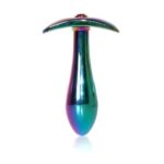 Dop anal din metal Jewellery Multicolour Plug Red S "Boss Series"