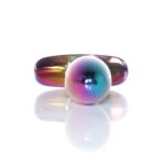 Dop anal din metal Jewellery Multicolour Plug Red S "Boss Series" - imagine 4