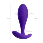 Dop anal din silicon ToDo Anal Plug Hub "ToyFa" - imagine 3