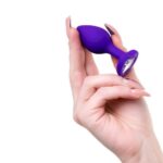 Dop anal din silicon cu stras ToDo Anal Plug Diamond Heart "ToyFa" - imagine 3