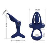 Эрекционное кольцо Vibration Cock Ring 10 функций "Pretty Love" — изображение 4