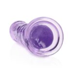 Dildo cu ventuză RealRock Crystal Clear Dildo "Shots" - imagine 3
