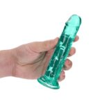Фаллоимитатор с присоской RealRock Crystal Clear Dildo "Shots" — изображение 4