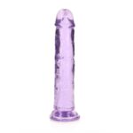 Dildo cu ventuză RealRock Crystal Clear Dildo "Shots" - imagine 4