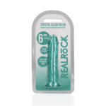 Фаллоимитатор с присоской RealRock Crystal Clear Dildo "Shots" — изображение 7