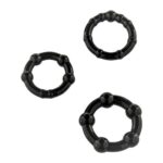 Set de inele eretice din silicon STAY HARD - imagine 3