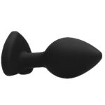 Dop anal Large Diamond Heart Butt Plug Black Ouch! «Shots» - imagine 5