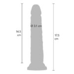 Реалистичный фаллоимитатор из киберкожи Deluxe Dual Density Dong 7" "ToyJoy" — изображение 2