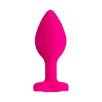Dop anal din silicon cu strasuri ToDo Anal Plug Diamond Heart "ToyFa" - imagine 8
