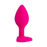 Dop anal din silicon cu strasuri ToDo Anal Plug Diamond Heart "ToyFa" - imagine 5