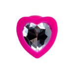 Dop anal din silicon cu strasuri ToDo Anal Plug Diamond Heart "ToyFa" - imagine 7