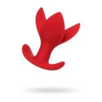 Силиконовая расширяющая анальная пробка ToDo Flower Red "ToyFa"