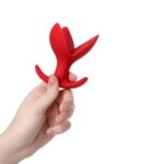 Силиконовая расширяющая анальная пробка ToDo Flower Red "ToyFa" — изображение 4