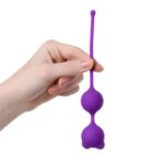 Bile vaginale Pleasure balls purple „A-Toys” - imagine 3