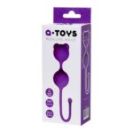Bile vaginale Pleasure balls purple „A-Toys” - imagine 4