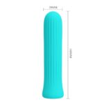 Vibrator cu suprafață reliefată Blanche 12 moduri de vibrație + funcție de memorie "Pretty Love" - imagine 3