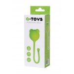 Bila vaginală Pleasure balls green "A-Toys" - imagine 4