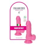 Фаллоимитатор с мошонкой Italian Cock Eros Pink 4" "Toyz4Lovers"