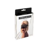 Mască din dantelă pentru jocuri erotice Мasquerade Mask Black - imagine 3