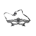 Кружевная маска для эротических игр Мasquerade Mask Black — изображение 3