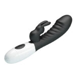 Vibrator pentru punct G și stimulator clitoridian Naughty Bunny 30 funcții "Pretty Love" - imagine 8