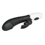 Vibrator pentru punct G și stimulator clitoridian Naughty Bunny 30 funcții "Pretty Love" - imagine 9