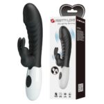 Vibrator pentru punct G și stimulator clitoridian Naughty Bunny 30 funcții "Pretty Love"