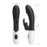 Vibrator pentru punct G și stimulator clitoridian Naughty Bunny 30 funcții "Pretty Love" - imagine 3