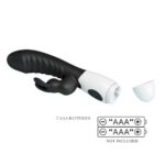 Vibrator pentru punct G și stimulator clitoridian Naughty Bunny 30 funcții "Pretty Love" - imagine 5