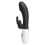 Vibrator pentru punct G și stimulator clitoridian Naughty Bunny 30 funcții "Pretty Love" - imagine 2