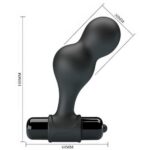 Анальная пробка на вибрации Silicone Anal Plug "Mr. Play" — изображение 2