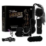 Set joc Hidden Desire BDSM Kit Black "Boss Series"