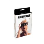 Кружевная маска для эротических игр Мasquerade Mask Black "Fantasy" — изображение 3