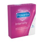Презервативы с рельефной поверхностью Intensity Condoms Pasante Ribs & Dots 3 шт — изображение 2